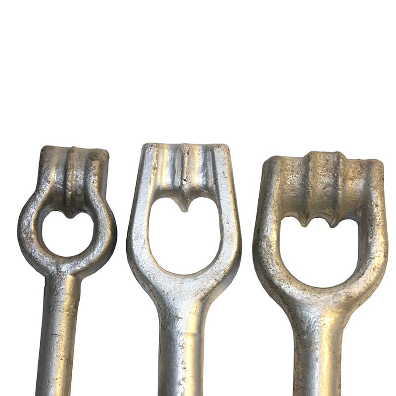 Galvanized ANSI Thimble Eye Anchor Rods _Ground Rod _Earth Screw rod for power line hardware